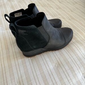 Sorel Black Ankle Boots